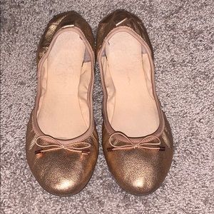 Rose Gold Jessica Simpson Ballet Flat